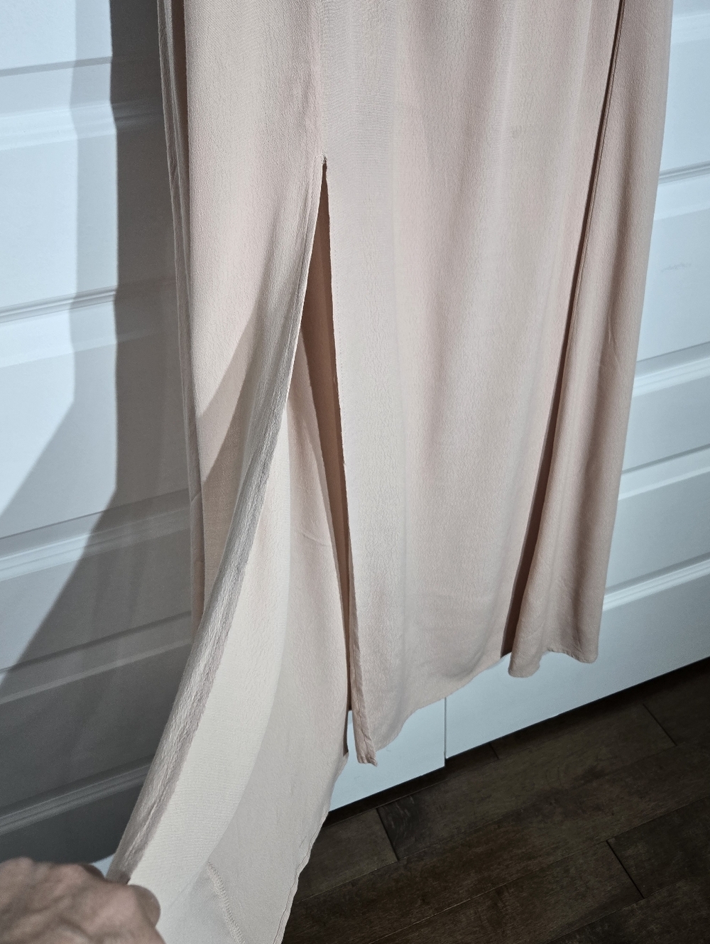 Chelsea28 One-Shoulder Ruffle Maxi Dress - Nude/blush - Picture 3 of 7